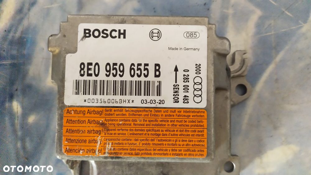 AUDI A4 B6 MODUŁ SENSOR AIRBAG 8E0959655B - 2