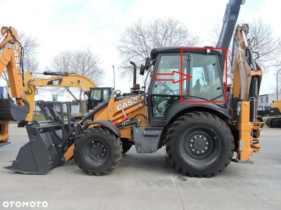 Szyba Szyby BOCZNA L=P Case, New Holland, Manitou, Fiat, Hitachi nr 79 - 3