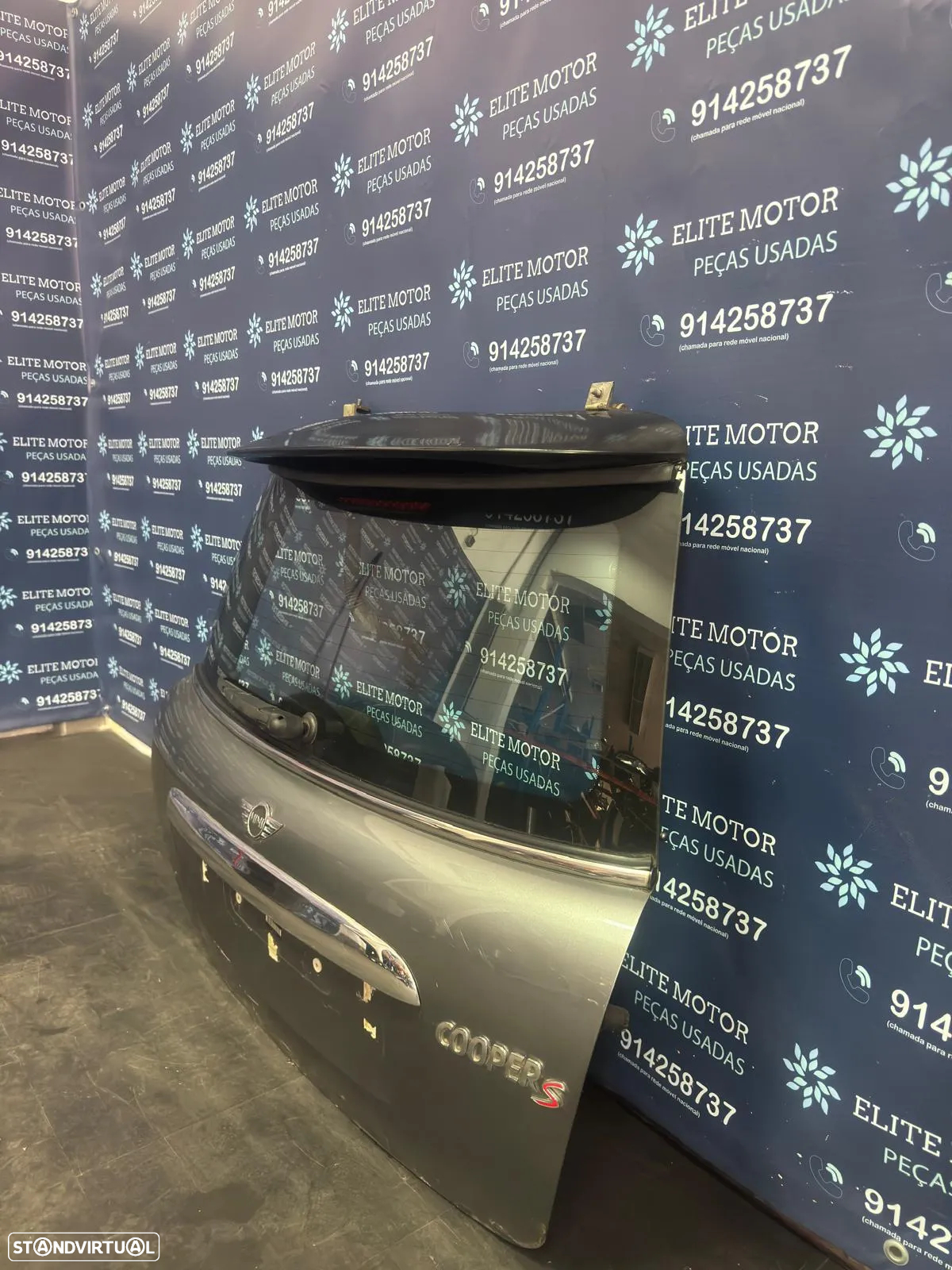 Tampa de mala usada MINI COOPER S R56 SPOILER ENVIO GRATUITO - 2
