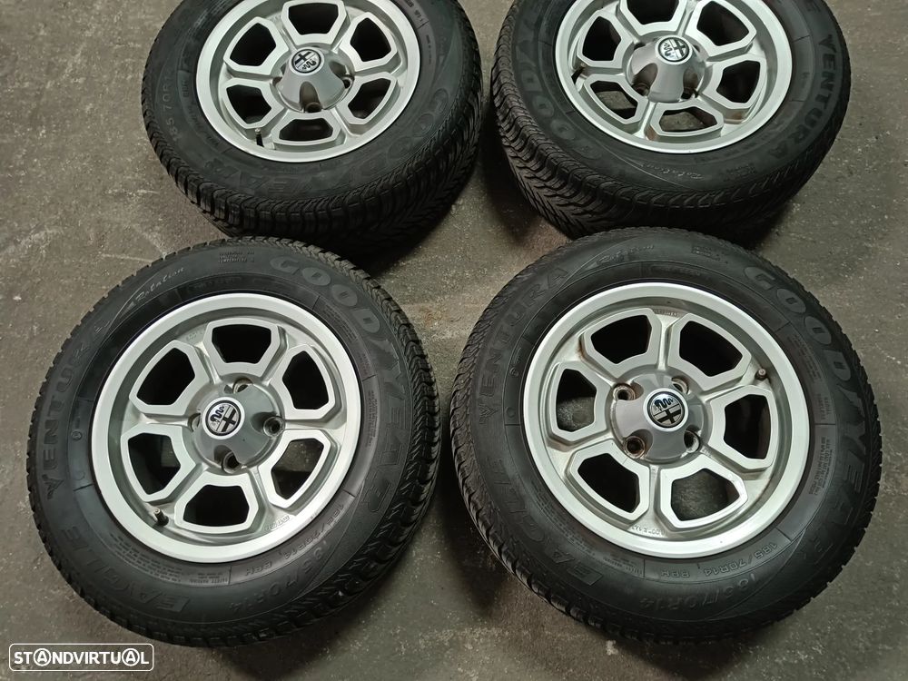 4 jantes 14 Alfa Romeo giulia Júnior Gt, GTV, 1300, 1600,1750  berlina - 2