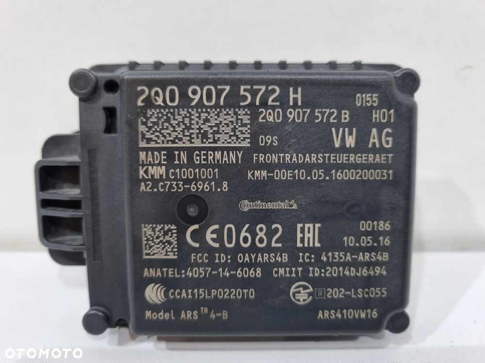 VW AUDI SEAT SKODA RADAR SENSOR DISTRONIC ACC 2Q0907572H - 4