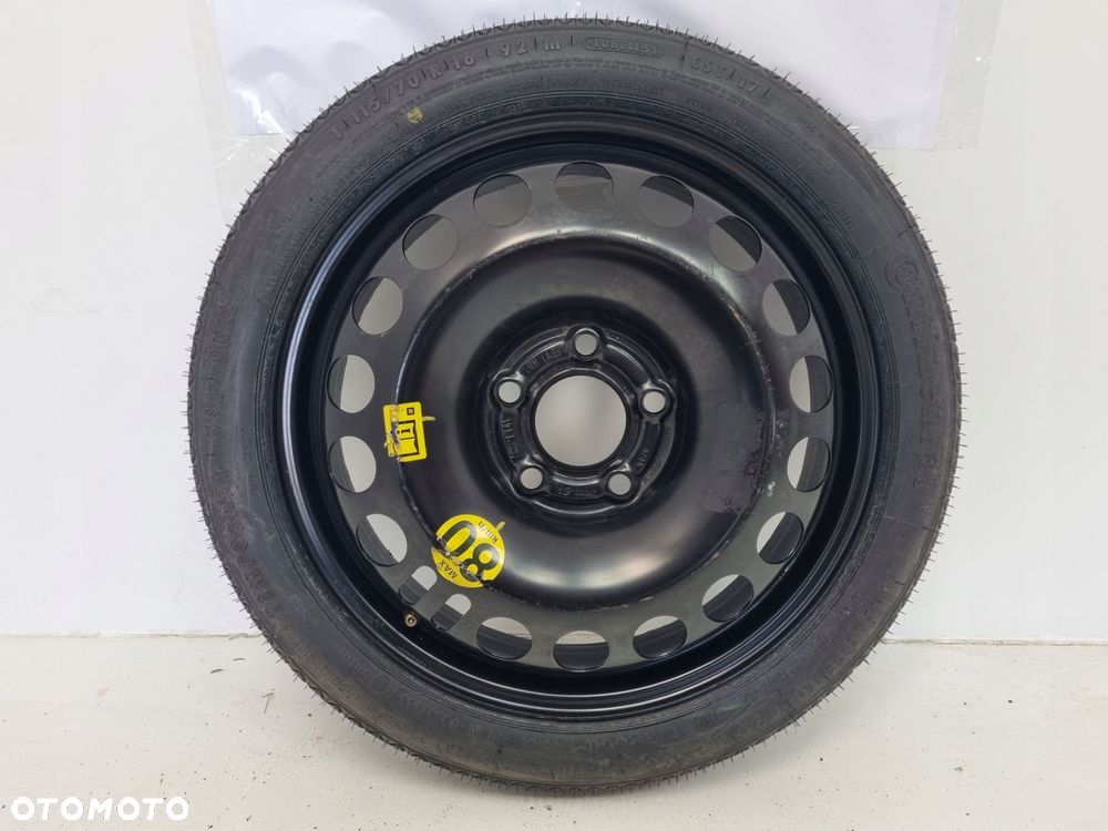 KOŁO DOJAZDOWE Opel Vectra C Astra H 115/70 R16 2160132 5x110 jak nowa - 2