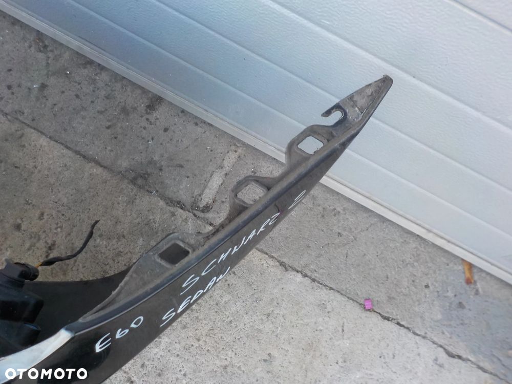 BMW E60 LIFT ZDERZAK PRZÓD PRZEDNI SCHWARZ - 6