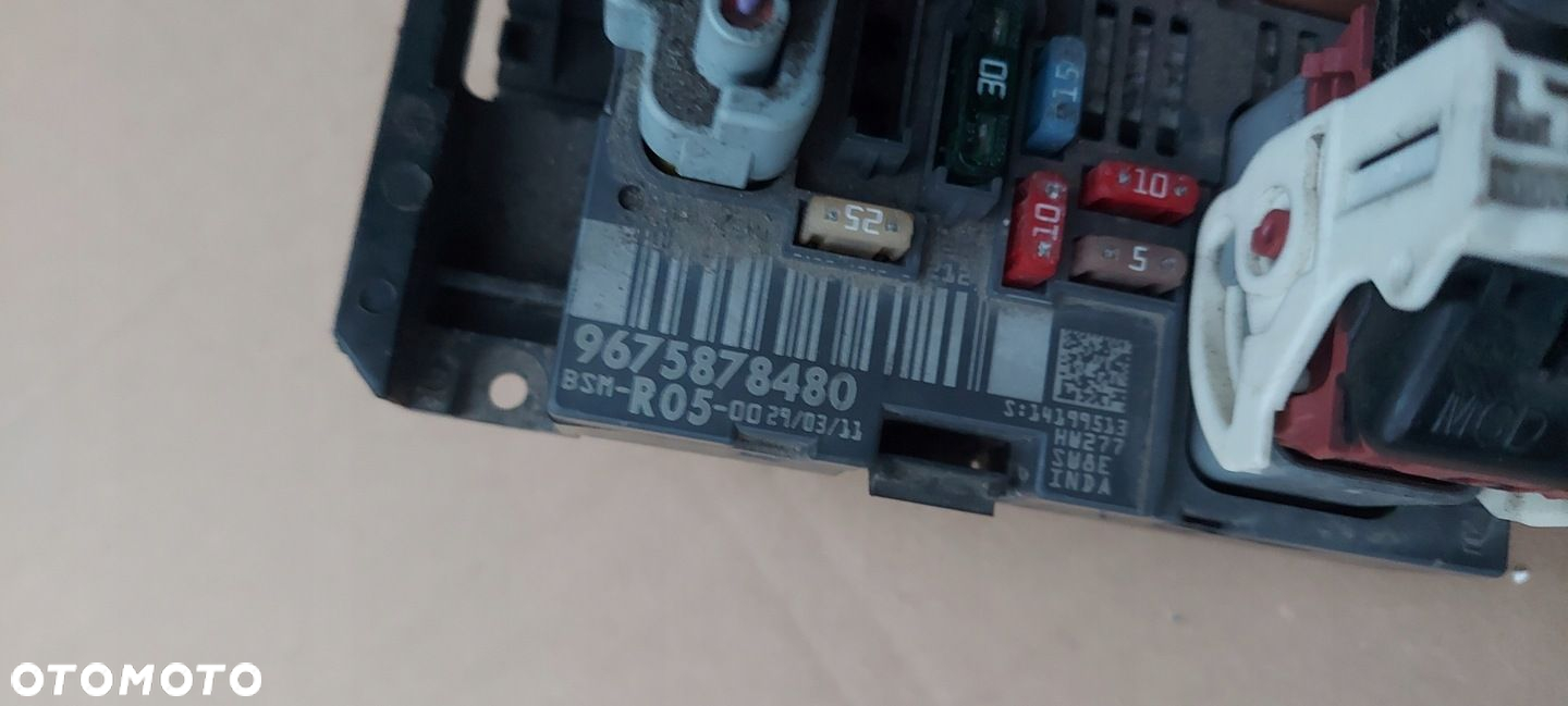 MODUŁ BSM UCH R05 CITROEN PEUGEOT 9675878480 - 4