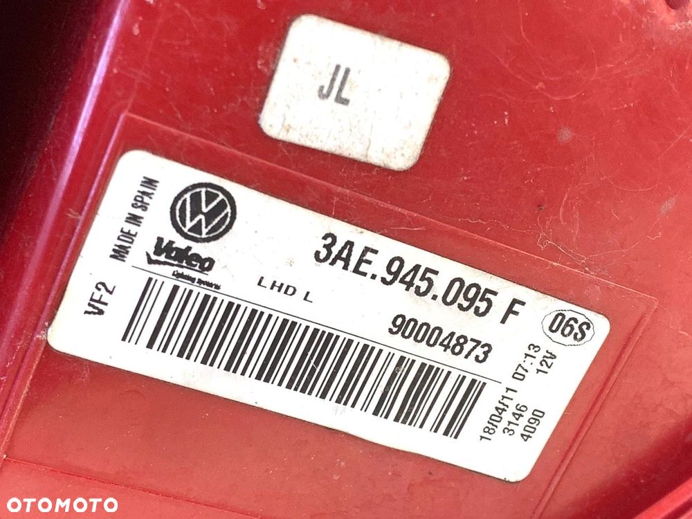 LAMPA LEWY TYŁ  VW PASSAT B7 (362) 2010 - 2015 2.0 TDI 103 kW [140 KM] olej napędowy 2010 - 2014 - 4