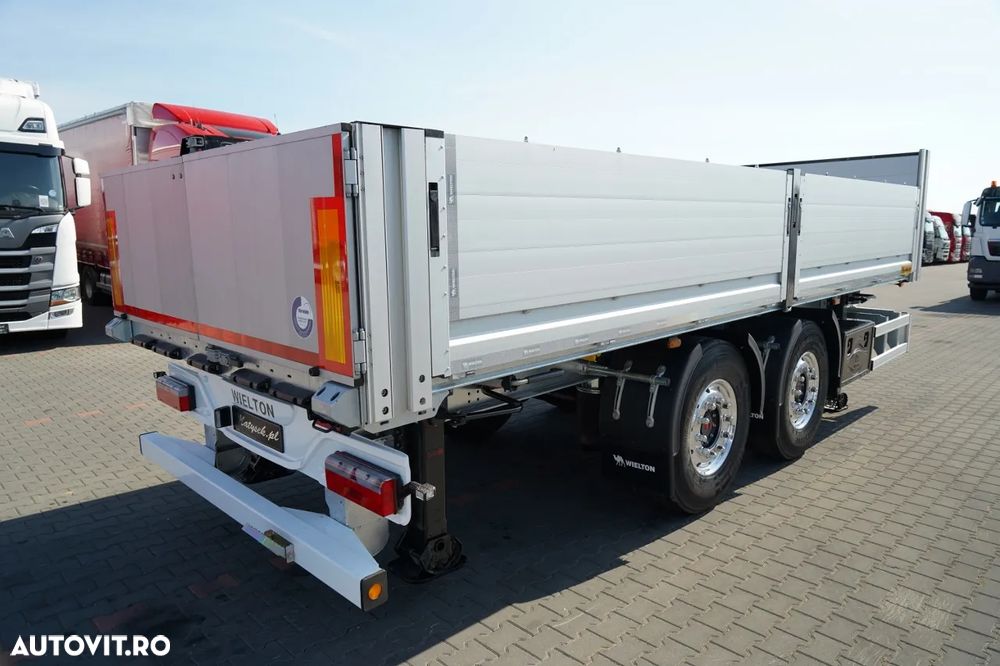 Wielton REMORCA BOARD / PENTRU CONSTRUCTIE / NOU / DISPONIBIL Imediat / GREUTATE: 3800 KG / JANTE ALIE - 6