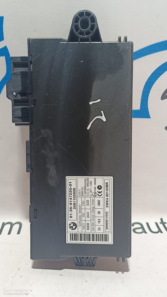 CENTRALINA MODULO CONFORT CAS BMW SERIE3 E90 6135914722001 61359147220 914722001 9147220 5WK4 9513VBR 5WK49513VBR SIEMENS VDO E90 LCI E91 E91 LCI E92 E93 SERIE 1 E81 E82 E87 LCI E88 SERIE 5 E60 E60 LCI E61 E61 LCI SERIE 6 E63 E63 LCI E64 E64 LCI X1 E84 Z4 E89 MINI R55 R55 LCI CLUBMAN R56 LCI R57 R57 LCI CABRIO R58 COUPE R59 ROADSTER R60 COUNTRYMAN R61 PACEMAN - 5