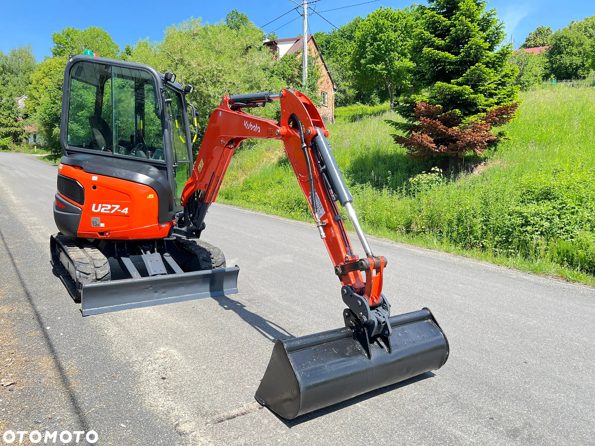Kubota U27-4 * Mini Koparka Kubota U27 * 3 Tony * Zerowy Obrys * Stan IDEALNY * - 14
