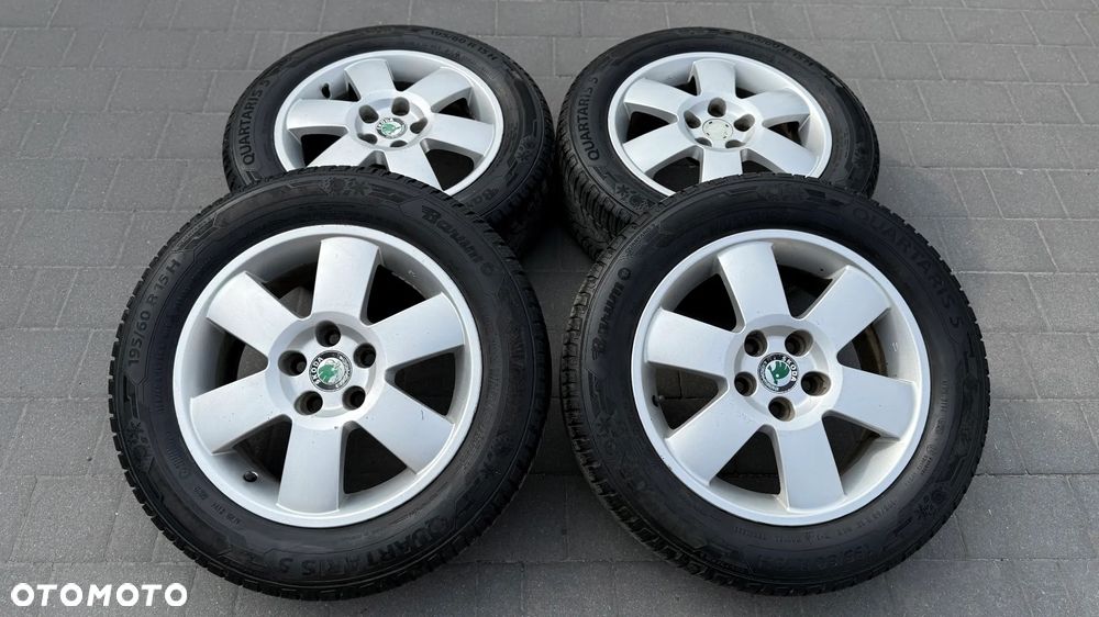 Koła r15 5x100 195/60 ET43 6J Skoda Seat audi VW alufelgi volkswagen 195/60/15 - 2
