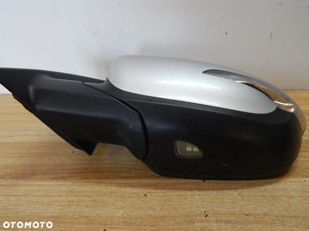 Lusterko przód zewnetrzne kierunek Kia Carens IV 13-19 kolor 3D srebrne 10 pinów Łuków części - 7