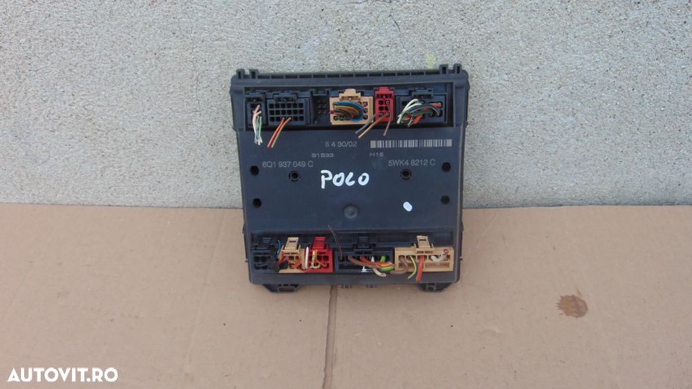 Modul confort VW Polo 9N 1.2 benzina Skoda Fabia1 an 2004-2007  cod 6Q1937049C - 1
