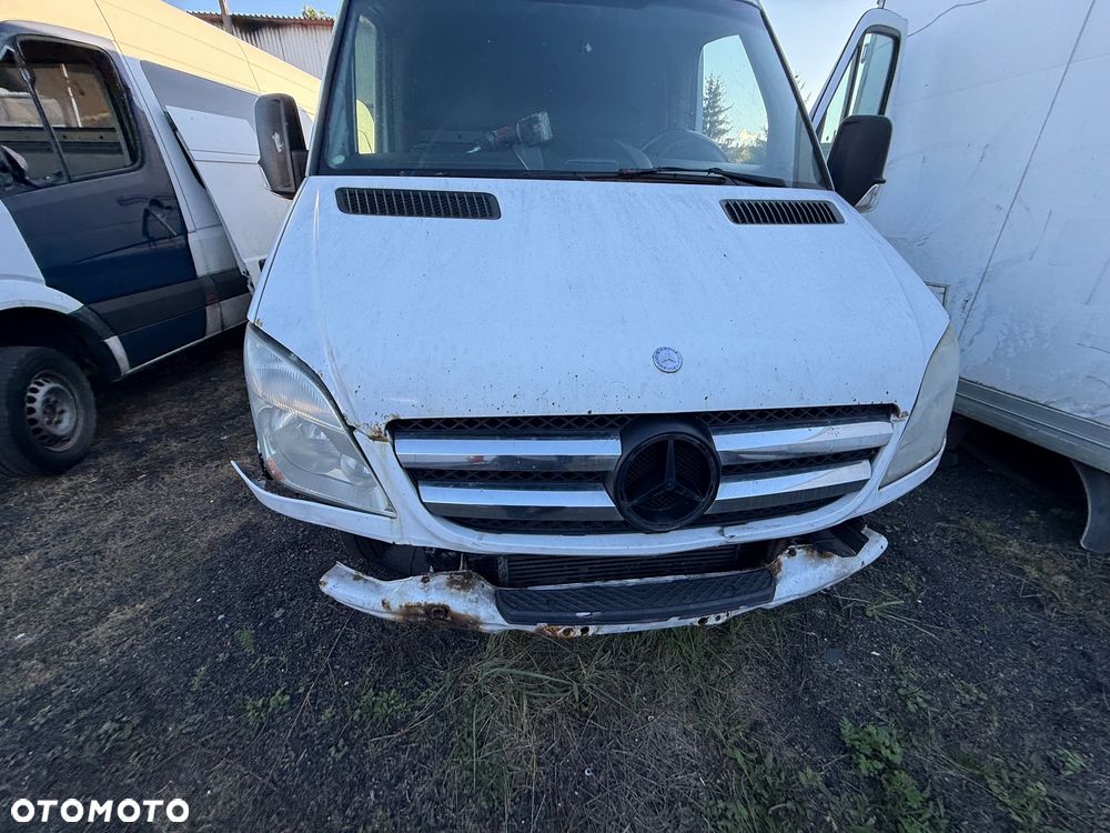 Mercedes sprinter w906 crafter drzwi tylne tył skrzydła maxi białe prawe lewe przednie boczne przesuwne maska błotnik prawy lewy pas przedni z chłodnicami zderzak lampy prawa lewa przód - 20