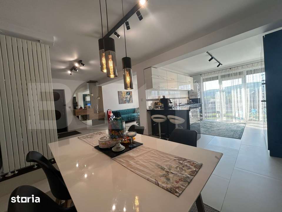 Apartament tip duplex, 100 mp, 4 camere, mobilat modern, curte + parca — fotografia 3