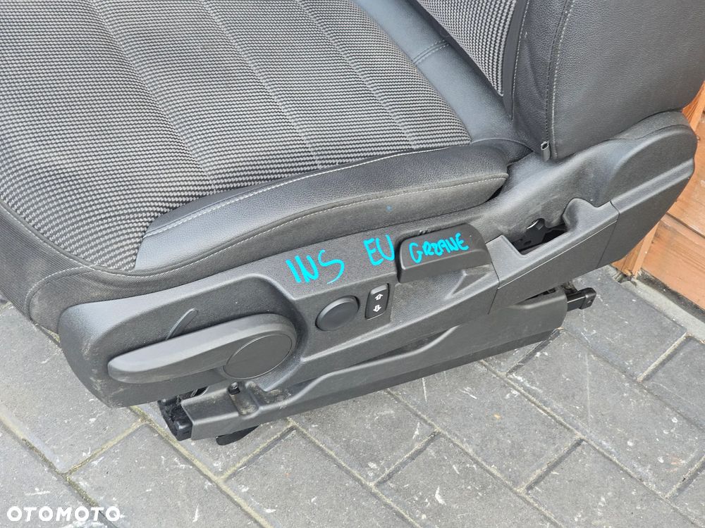 FOTELE KANAPA PÓŁ SKÓRA GRZANE BOCZKI OPEL INSIGNIA A HATCHBACK SEDAN KOMBI EUROPA - 3