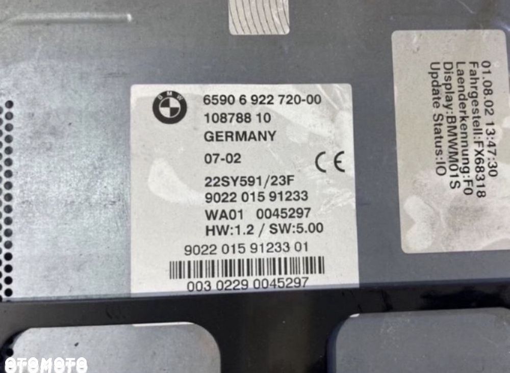 6922720 czytnik nawigacji bmw 3 e46 5 e39 e38 e53 - 3