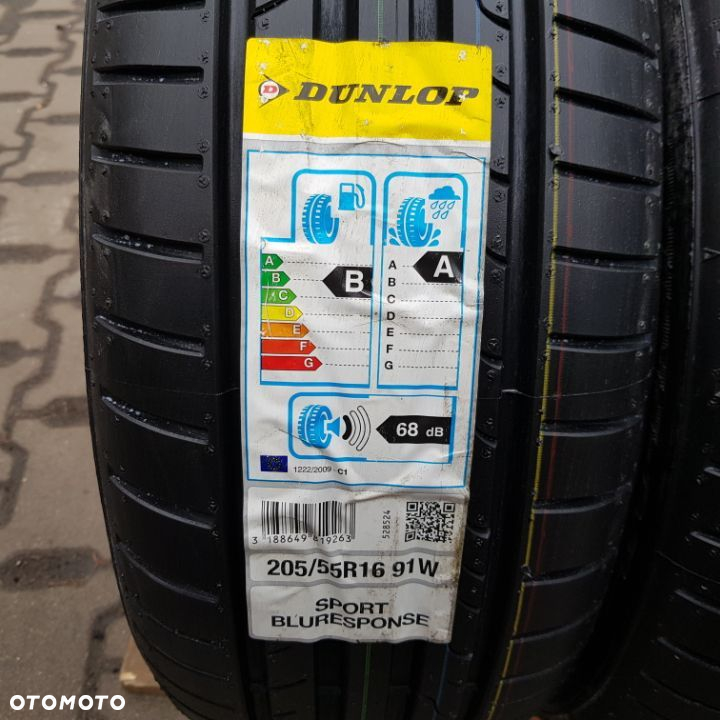 4x 205/55R16 Dunlop Sport Bluresponse Nowy komplet opon letnich Poznań - 2