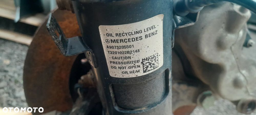 MERCEDES SPRINTER W907 2.0 CDI 317 AMORTYZATOR ZWROTNICA WAHACZ PRAWY PRZÓD KOMPLET - 4
