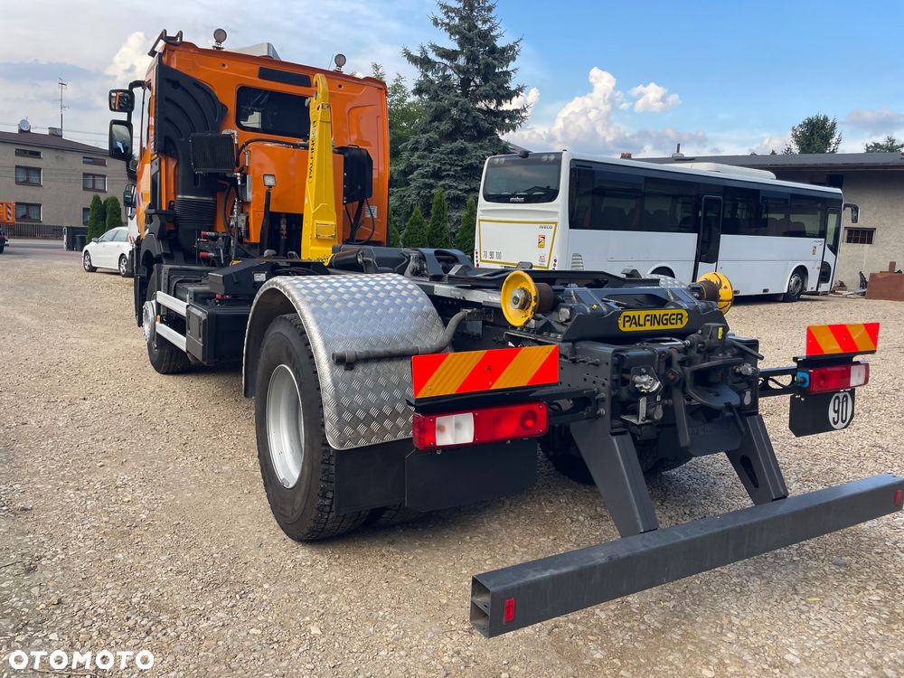 Renault C 440 Kerax Premium Hakowiec PALFINGER T15  Czołownica pojazd specjalny zimowego utrzymania dróg - 15