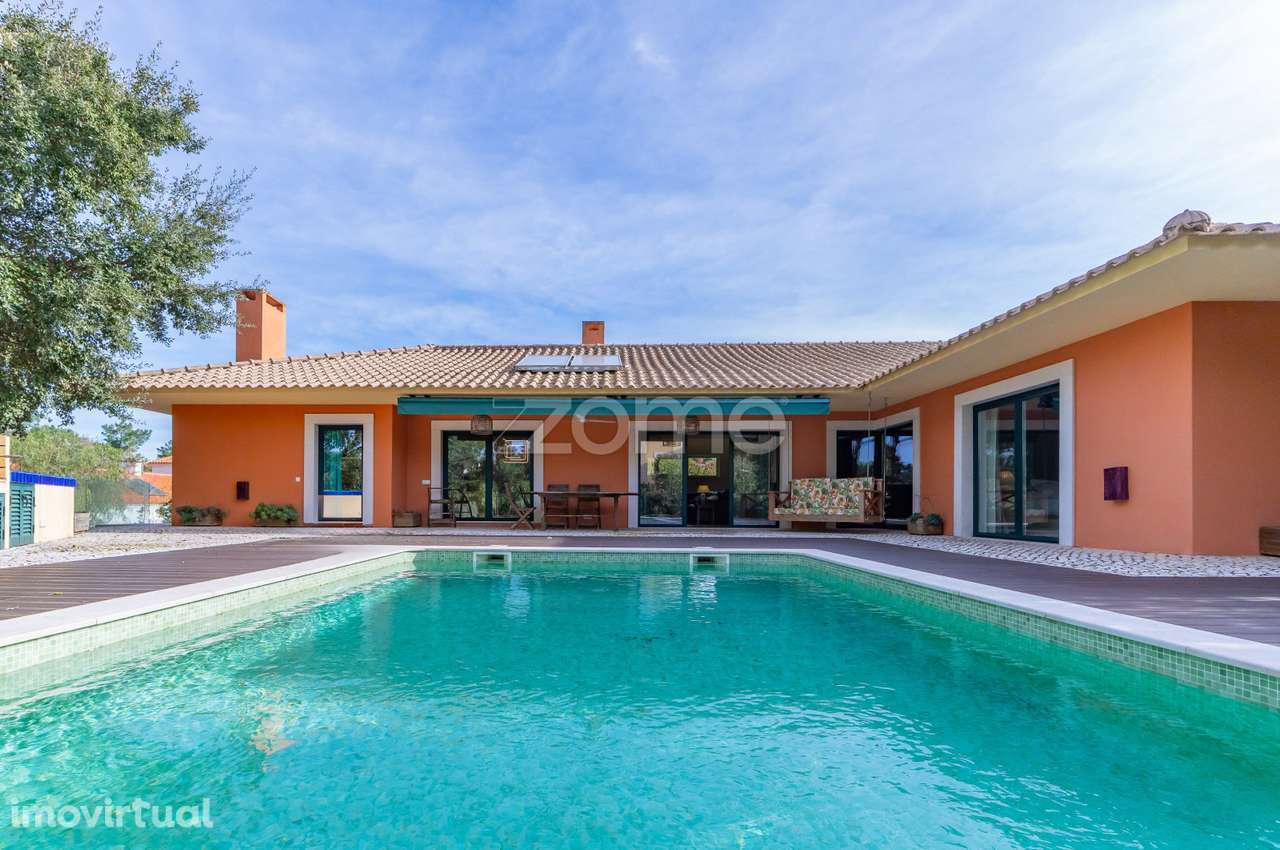 Moradia térrea T3 na Quinta do Peru, condomínio privado com piscina. - Grande imagem: 3/53