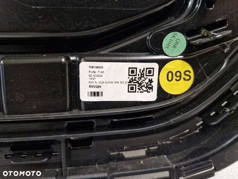 AUDI Q8 SQ8 4M LIFT S-LINE GRILL ATRAPA ZDERZAKA PRZÓD CHŁODNICY 4M8853651BS - 7
