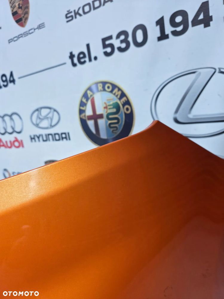 FORD TRANSIT CUSTOM LIFT 17- ZDERZAK PRZEDNI PRZÓD KOLOR POMARAŃCZOWO-ZŁOTY METALIK ŁADNY NR JK21-17F003 / KK21-17F003 NR AUKCJI NZ2001 - 5