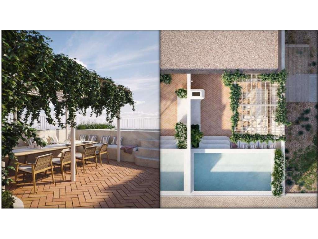 Apartamento T3, piscina individual, perto da praia, Fuseta, Algarve - Grande imagem: 5/16