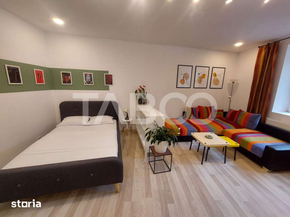 Garsoniera de vanzare 43 mpu pivnita zona Orasul de Jos din Sibiu — fotografia 3