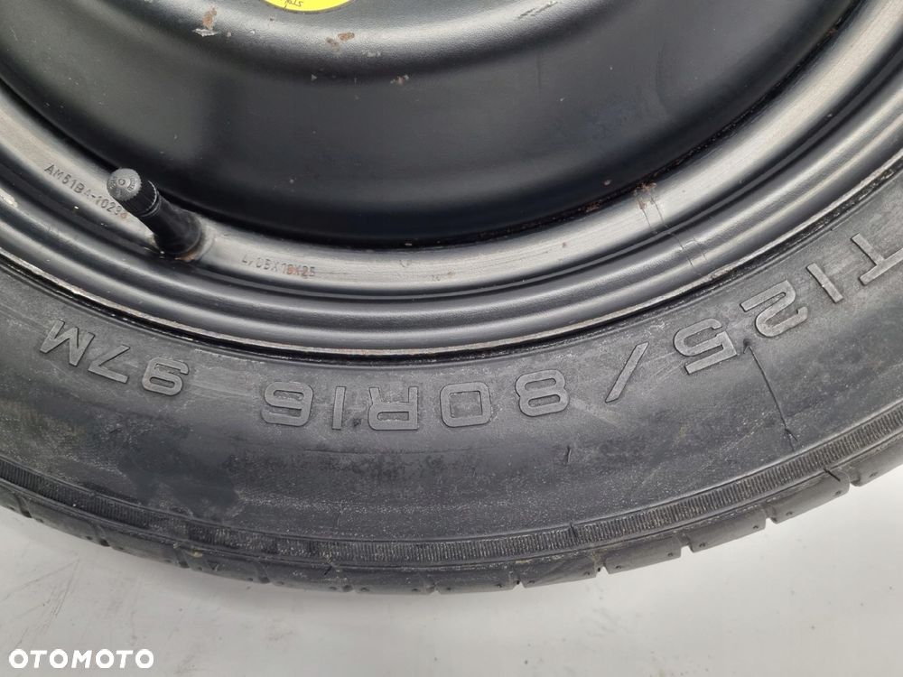KOŁO DOJAZDOWE Ford Focus Mk3 C-Max II dojazdówka 125/00 R16 AM51BA 5x108 - 6