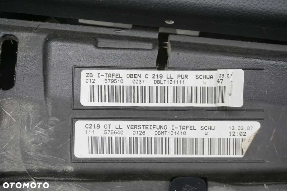 MERCEDES CLS W219 DESKA ROZRZIELACZA KOKPIT PASY AIRBAG - 14