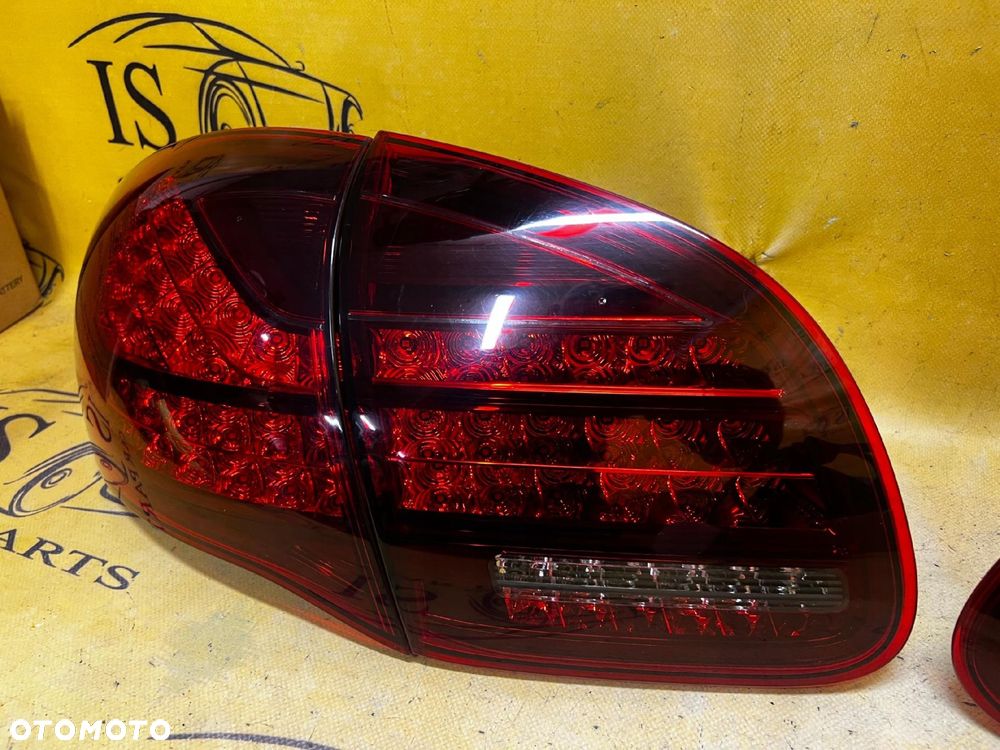 KOMPLET LAMPA LAMPY TYŁ LED LEWA PRAWA PORSCHE CAYENNE II 7P5 GTS USA - 3