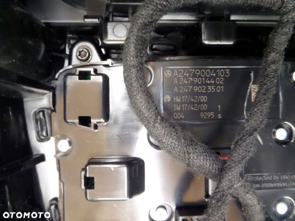 tunel środkowy panel dekor mercedes a-klasa a35 amg w177 - 11