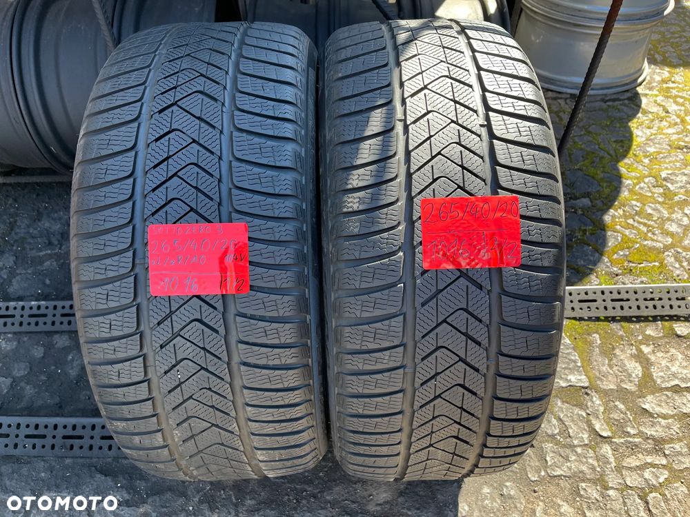 Pirelli 265 40 20 Sottozero 3 Winter Zima 2szt. AO - Audi - 2