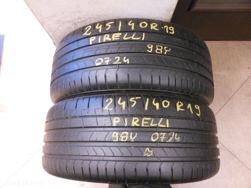 Opony 245/40r19 pirelli p zero tm I * 6,5mm lato para - 1