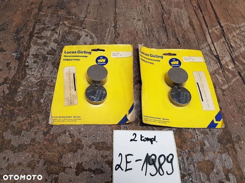 Klocki hamulcowe Lucas MCB 504 Honda CB50 CB125 - 1