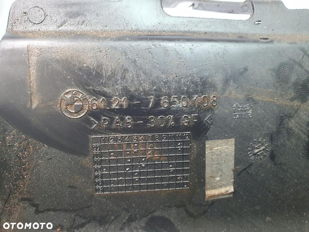 OSŁONA TERMICZNA AKUMULATORA BMW G650GS G 650 GS R13 11-14 7650108 plastik - 2