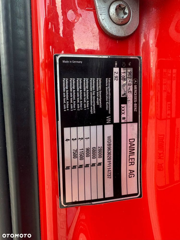 Mercedes-Benz ACTROS 2543 6x2 HDS PALFINGER 26002 ŻURAW CRANE - 35