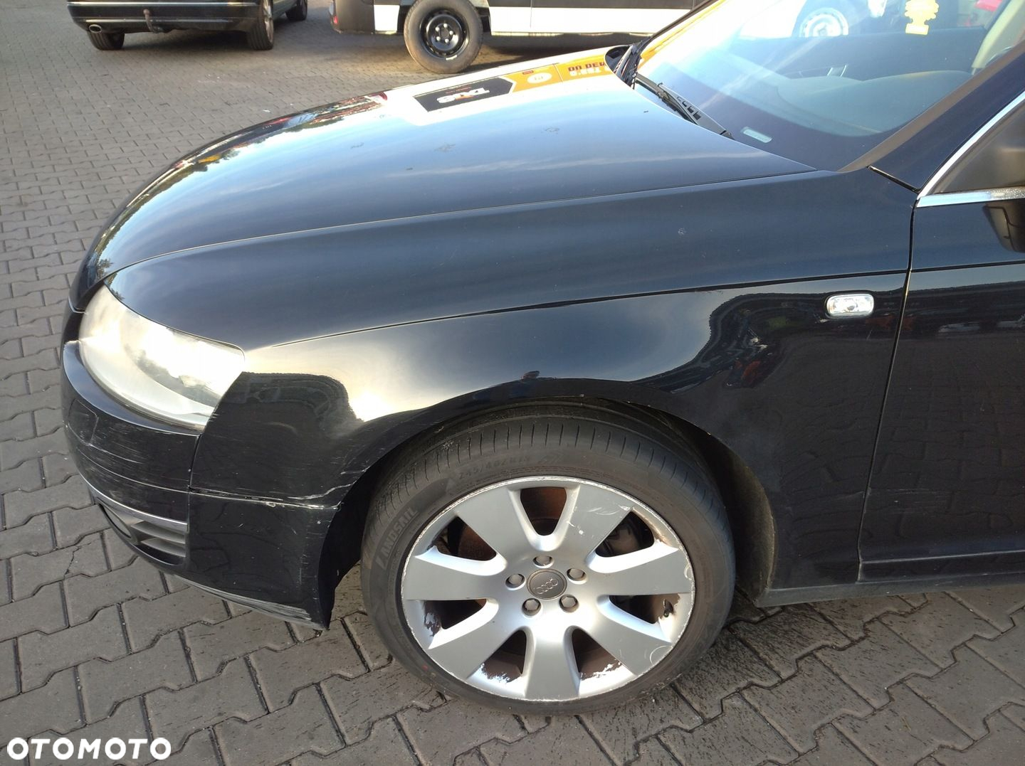 AUDI A6 C6 4F 2.7 TDI PRZÓD ZDERZAK BŁOTNIK MASKA XENON LAMPA CZARNY LZ9Y - 5