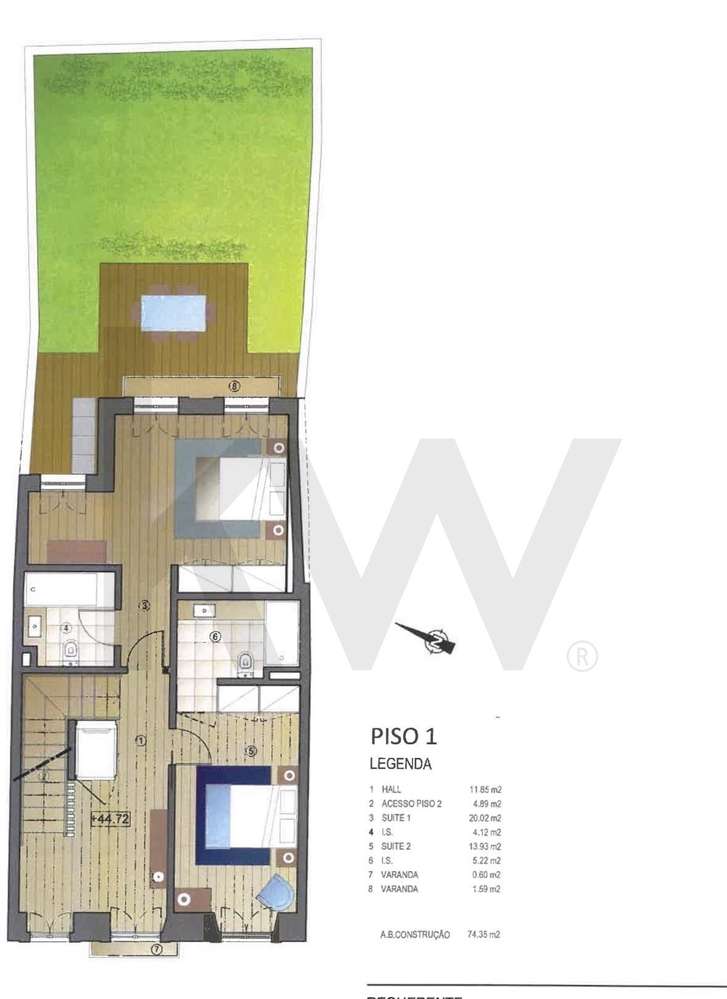 Prédio com Projeto Aprovado para Moradia | Jardim privado | Praça das - Grande imagem: 4/30