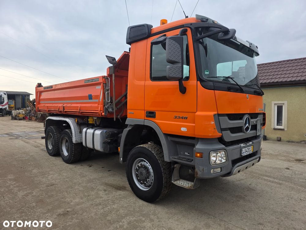 Mercedes-Benz Actros Mp3 3348 6x6 Bordmatik Podwójny Wzmocniony 60000 kg Zestaw - 3