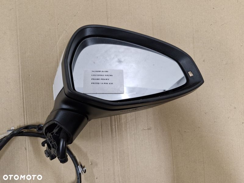 audi a4 b9 lusterko drzwi prawe prawy przód 14 pin eu - 10