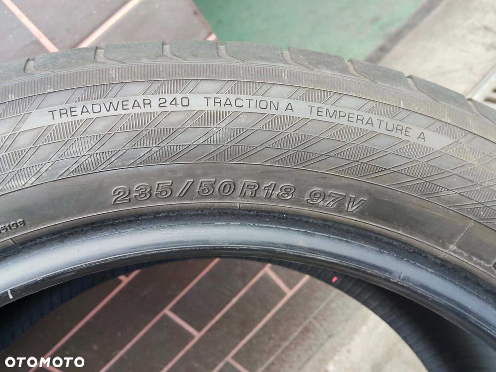 Opony letnie 235/50R18. 97 V Yokohama C Drive 2 rok 2017 proil 6 mm - 4