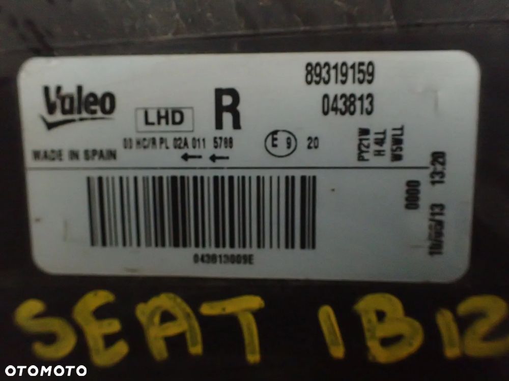 LAMPA PRAWY PRZÓD SEAT IBIZA IV 89319159 - 4