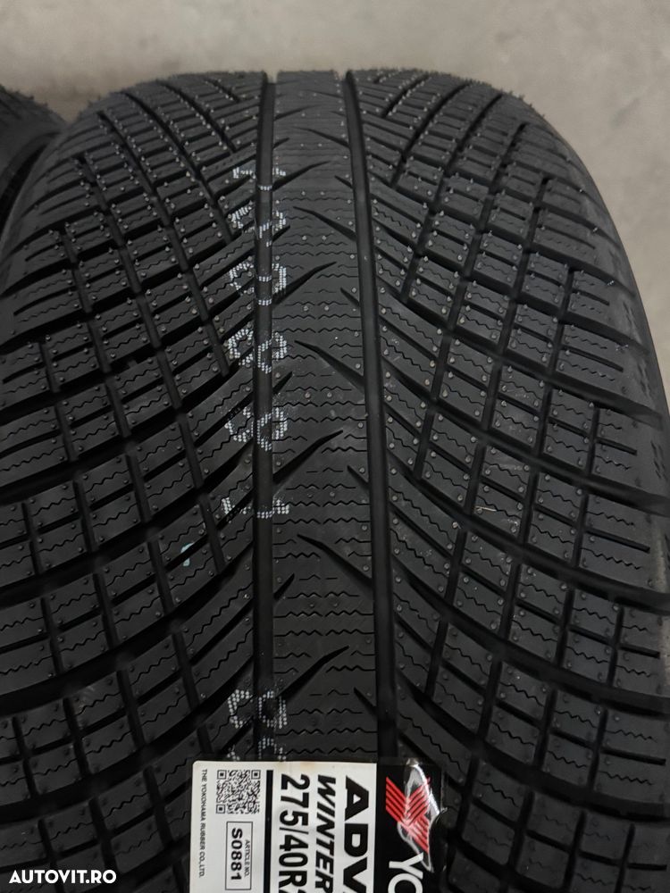 Vând set anvelope 275/40/21-315/35/21 Yokohama de iarnă noi - 3