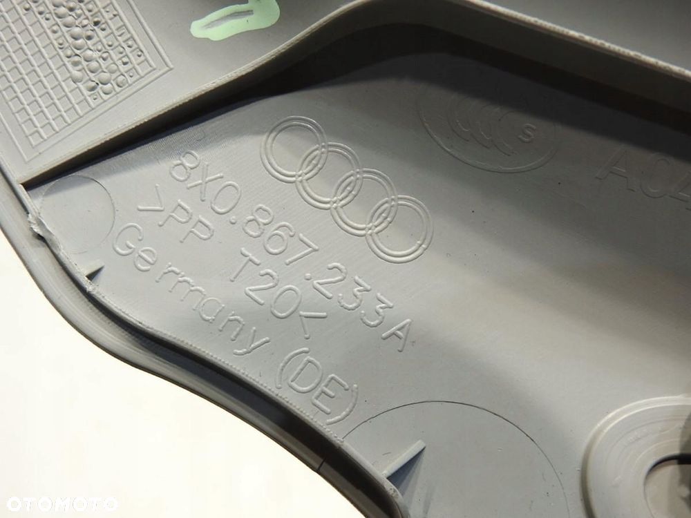 OSŁONA SŁUPKA A LEWA AUDI A1 8X 8X0867233A - 6