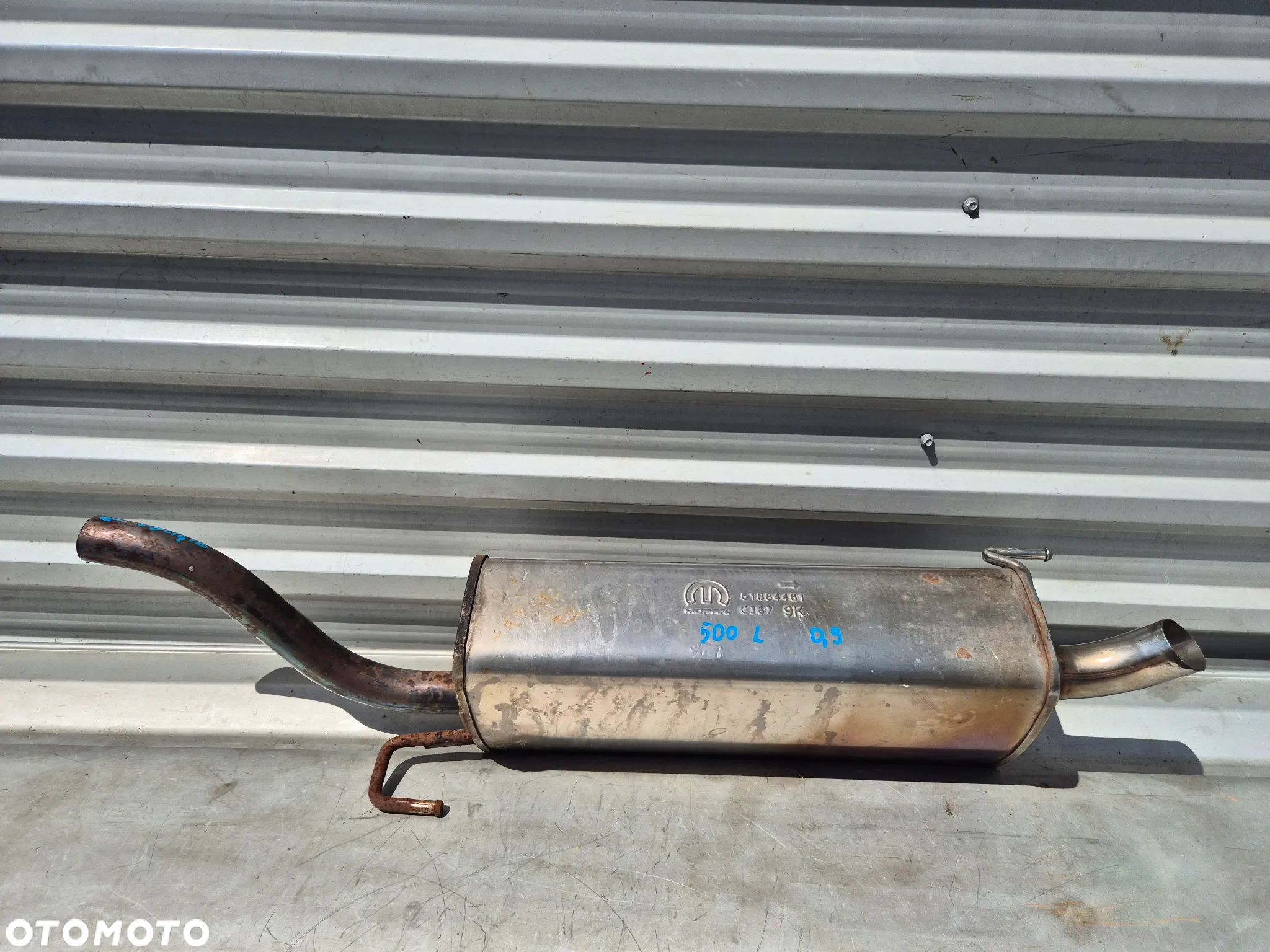 Tłumik końcowy Fiat Panda Fiat 500L 500 L 0,9 51884461 - 1