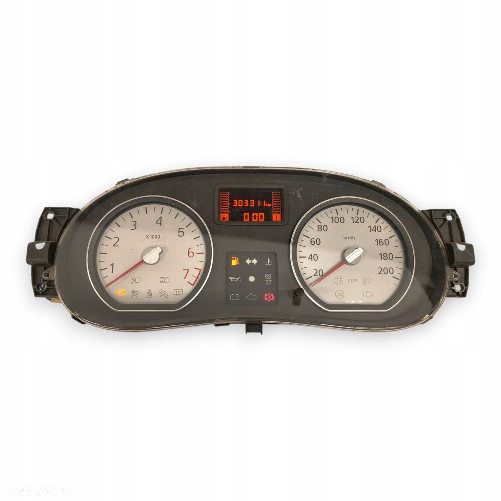 LICZNIK ZEGARY P248104802R Dacia Sandero Logan 1.4 1.6 8V 1.6 16V 303 311km - 1