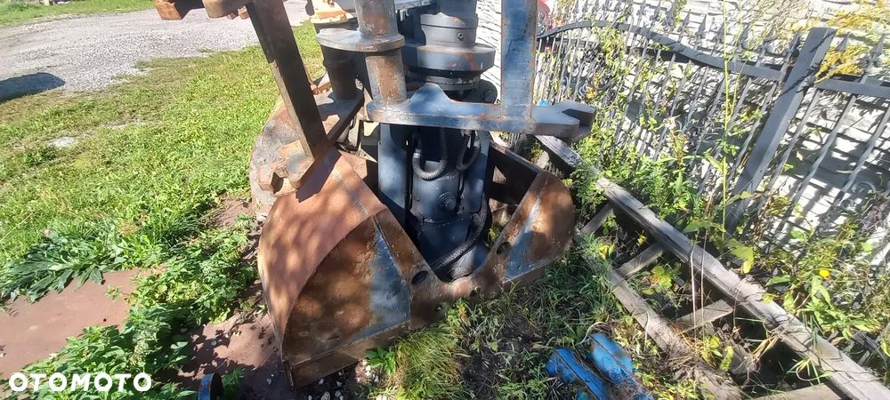 Łyżka chwytakowa 60cm verachter 56cm m. uszami obrotowa hydrauliczna do kop kołowej - 9