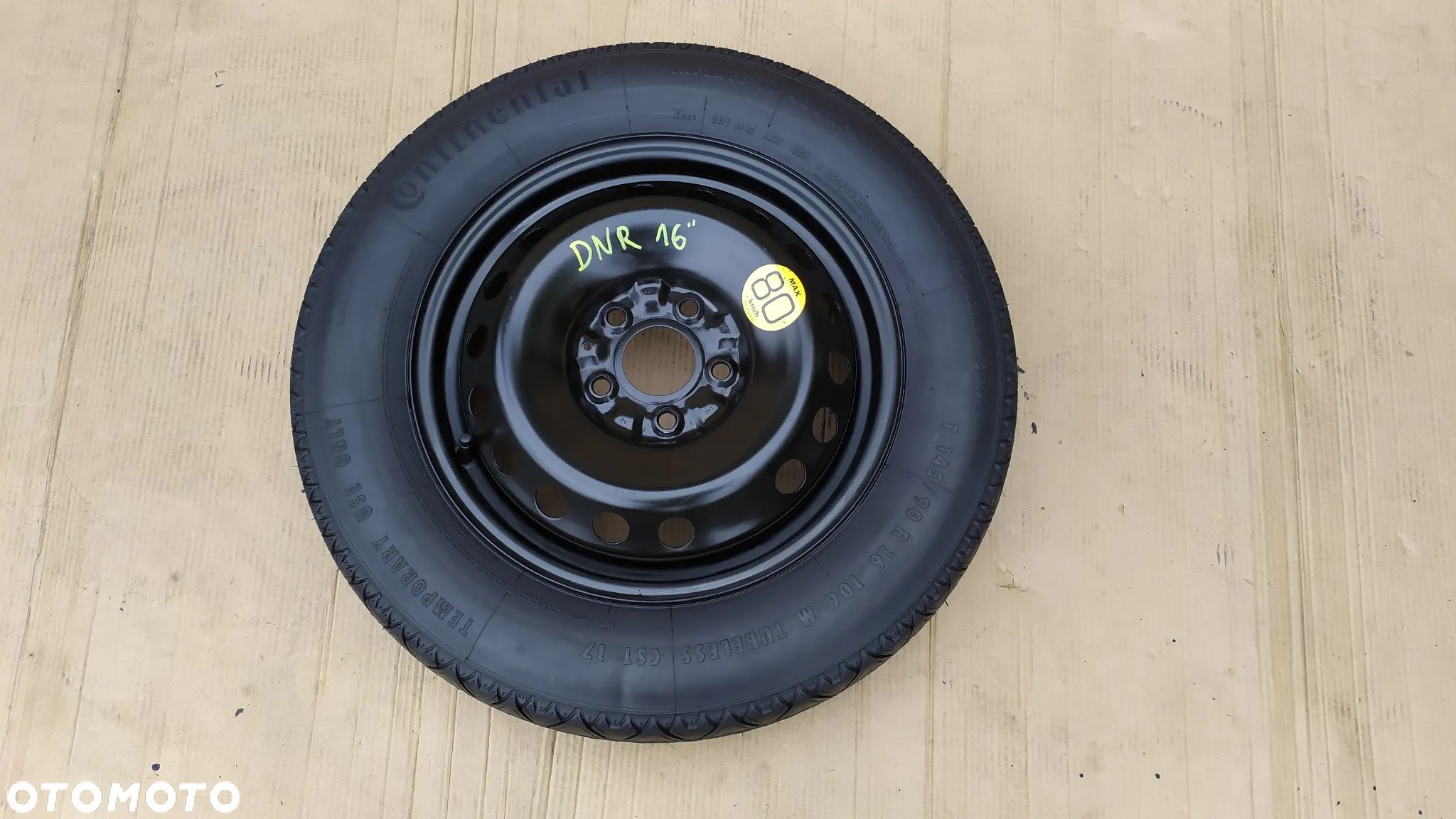 Koło dojazdowe R16  DACIA DUSTER SUV I II 145/90R16 WYSYŁKA - 1