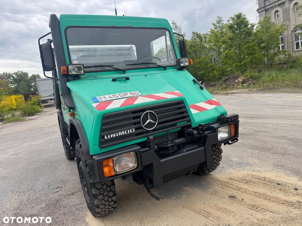 Mercedes-Benz Unimog U90 2000 r. Wywrotka 3 str 2 x WOM 4x4 Hydraulika Tylko 34 tys km Specjalny - 5