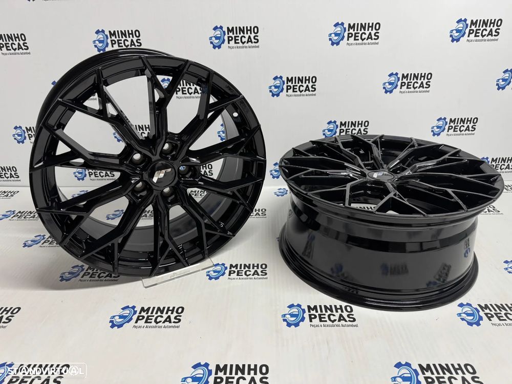 Jantes Japan Racing (JR49) em 18 preto brilho (5x112) - 4